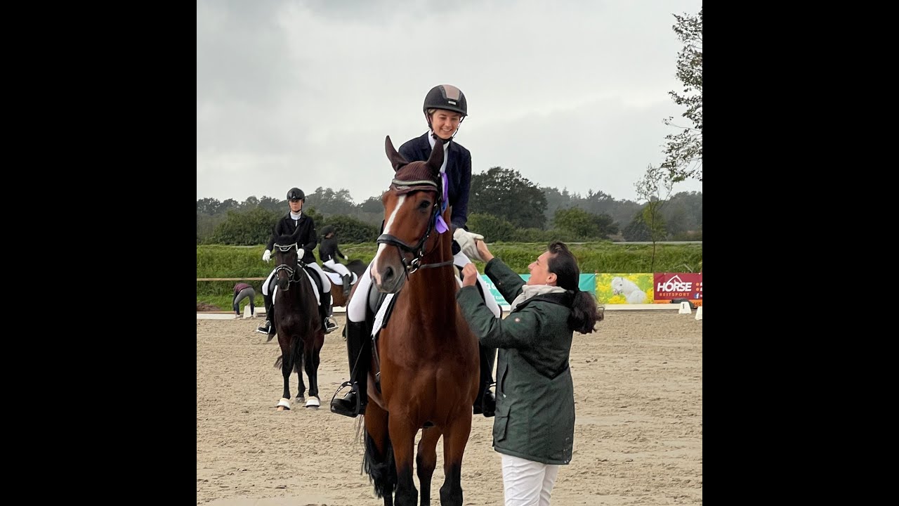 L-Dressur Scharnebeck 3.10.23 Lina Ebler Zacharia 4. Platz 7,2