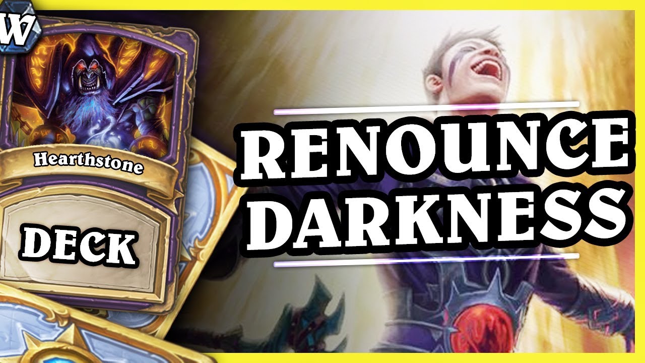 Funowy RENOUNCE DARKNESS WARLOCK - Hearthstone Deck Wild (K&C)