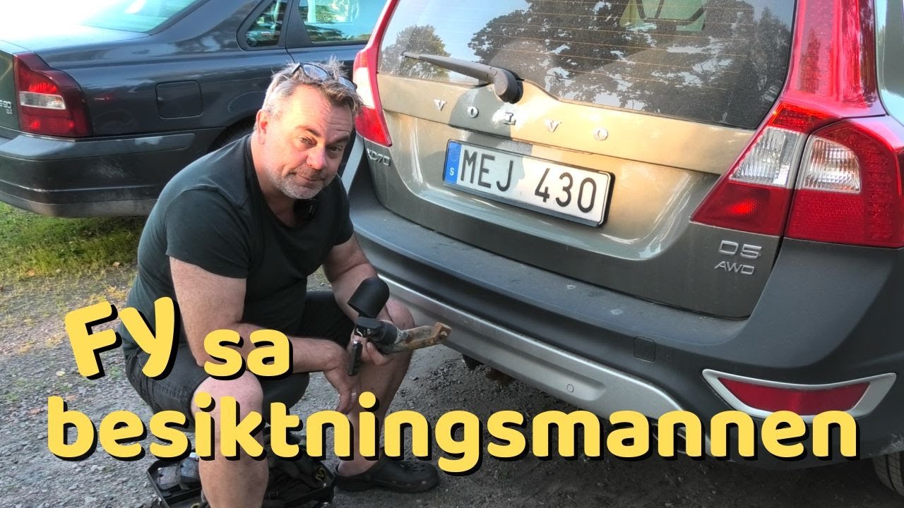 Service på dragkroken till MAGDA. Volvo XC70