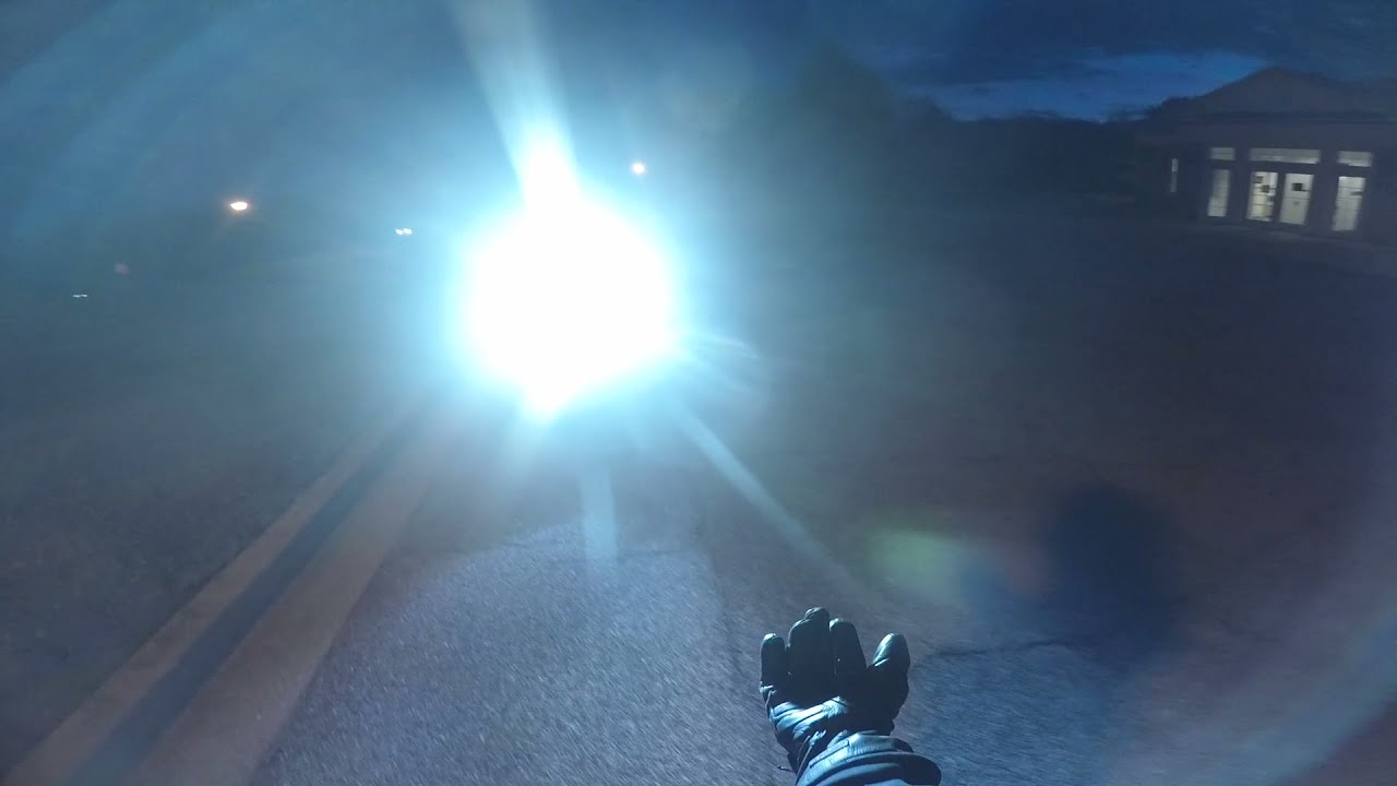 Super Tenere Light Bar, how well does it work at night?