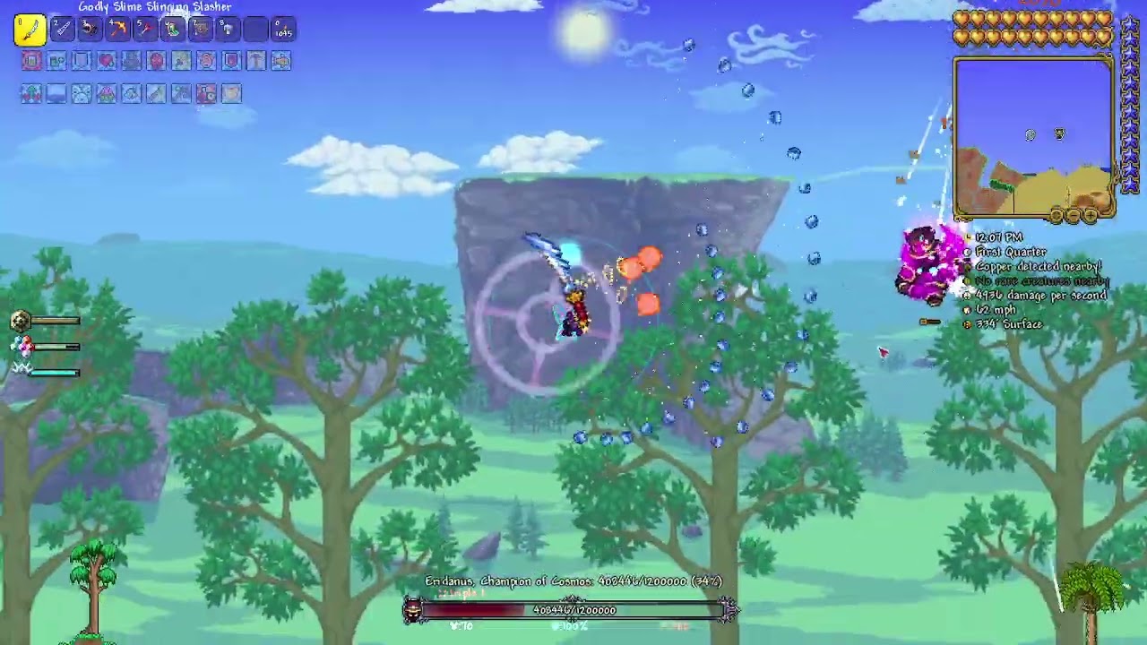 Eridanus, Champion of Cosmos (Eternity mode Terraria)
