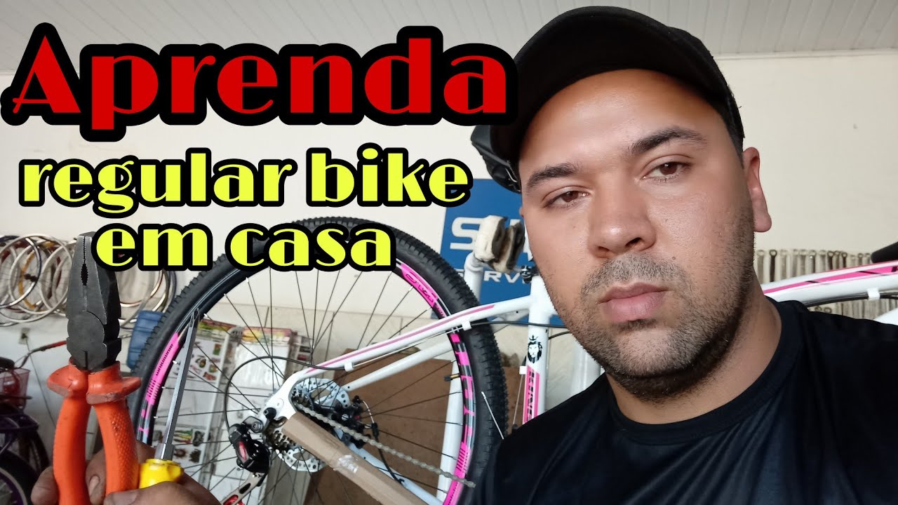 APRENDA A REGULAR SUA BIKE EM CASA! #bike #bicicleta #marcha #mecanica #pedal #shimano