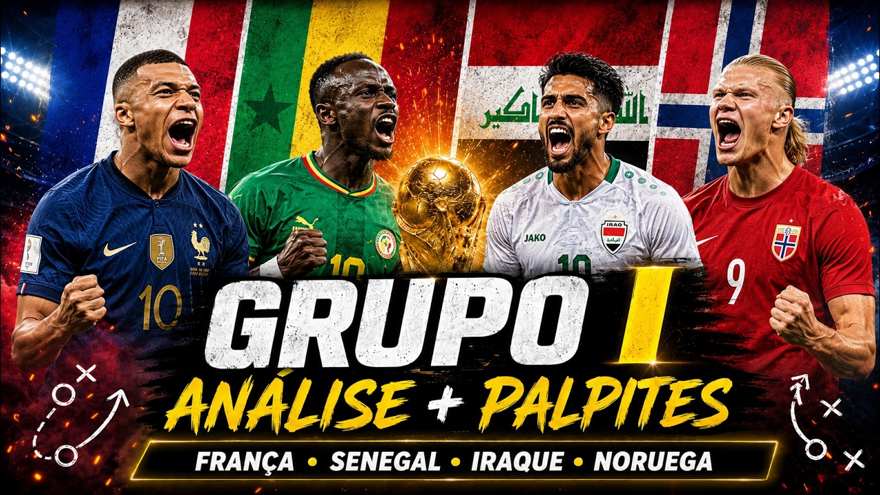 🏆 AN&Aacute;LISES, PALPITES E PLACAR EXATO DO GRUPO I DA COPA DO MUNDO 2026