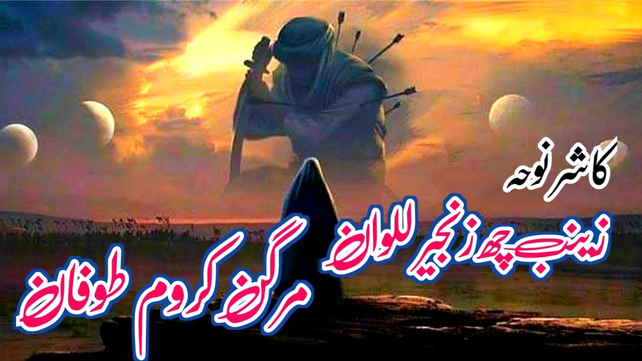 New Painful Noha 😭💔| zainab che zanjeer lalvaan | Muharram 2023