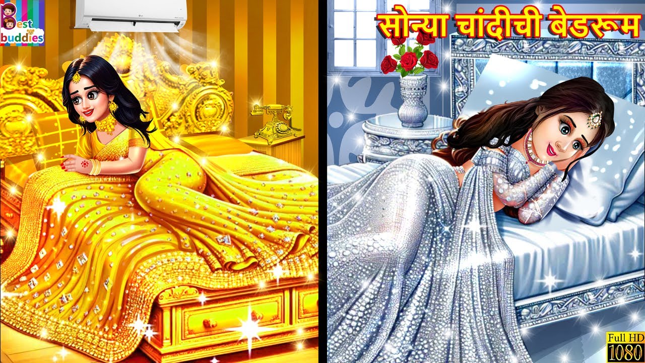 सोन्या चांदीची बेडरूम | Sonya chandiche bedroom | Marathi Stories | Marathi Story | Marathi Cartoon