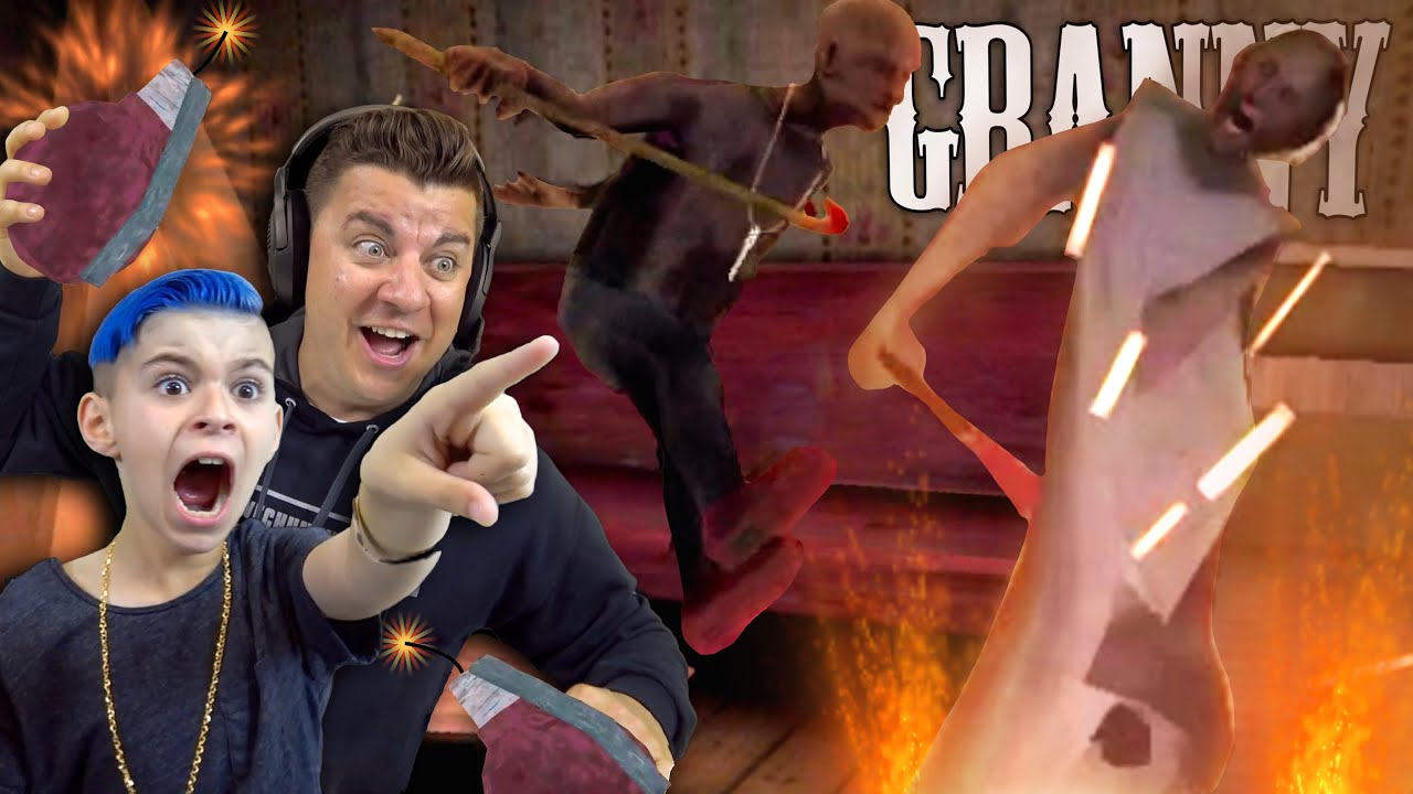 МЫ МОЖЕМ ВЗОРВАТЬ БАБУШКУ И ДЕДУШКУ ГРАНАТАМИ! Новое оружие в Granny Chapter 2