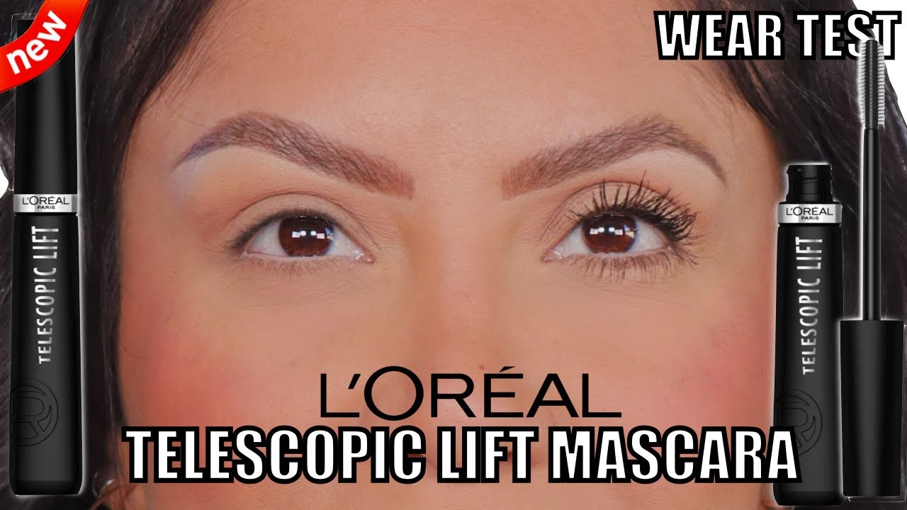 *new* L'OREAL TELESCOPIC LIFT MASCARA REVIEW + ALL DAY WEAR *fine/flat lashes*| MagdalineJanet