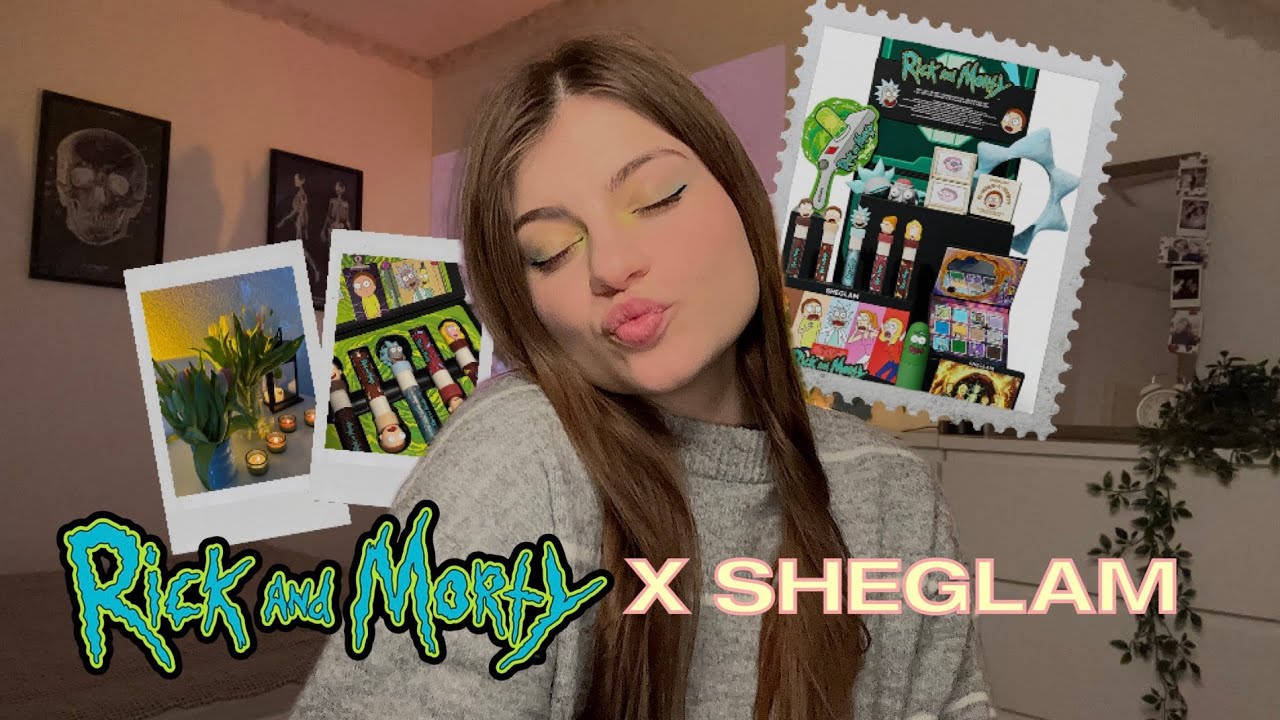 RICK AND MORTY X SHEGLAM | Первая реакция | Попытка сделать макияж💄