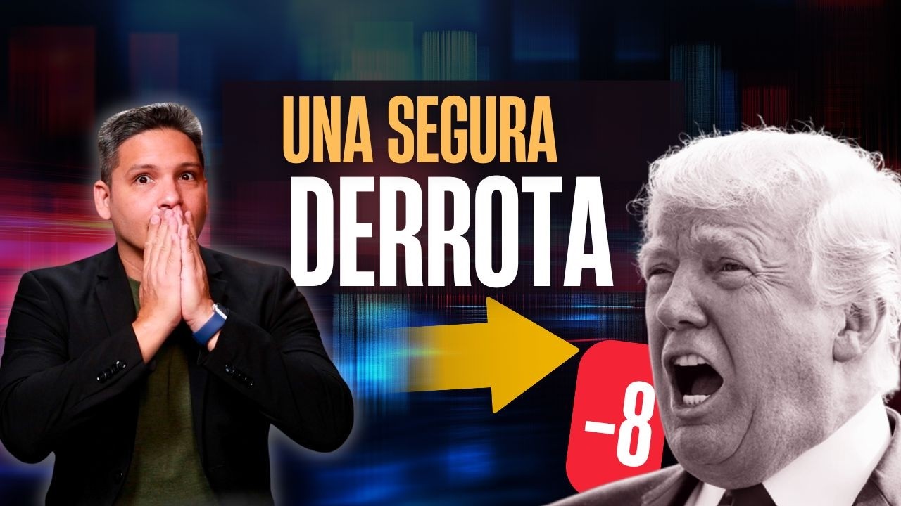 ¡BOMBAZO! Trump PERDERÍA las ELECCIONES por 8 puntos hoy!