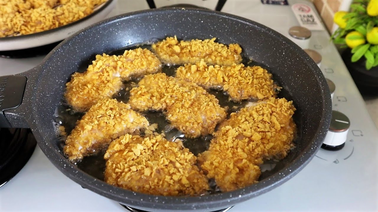 Домашний рецепт вкусной хрустящей курицы 🍗 Хрустящая снаружи и мягкая внутри