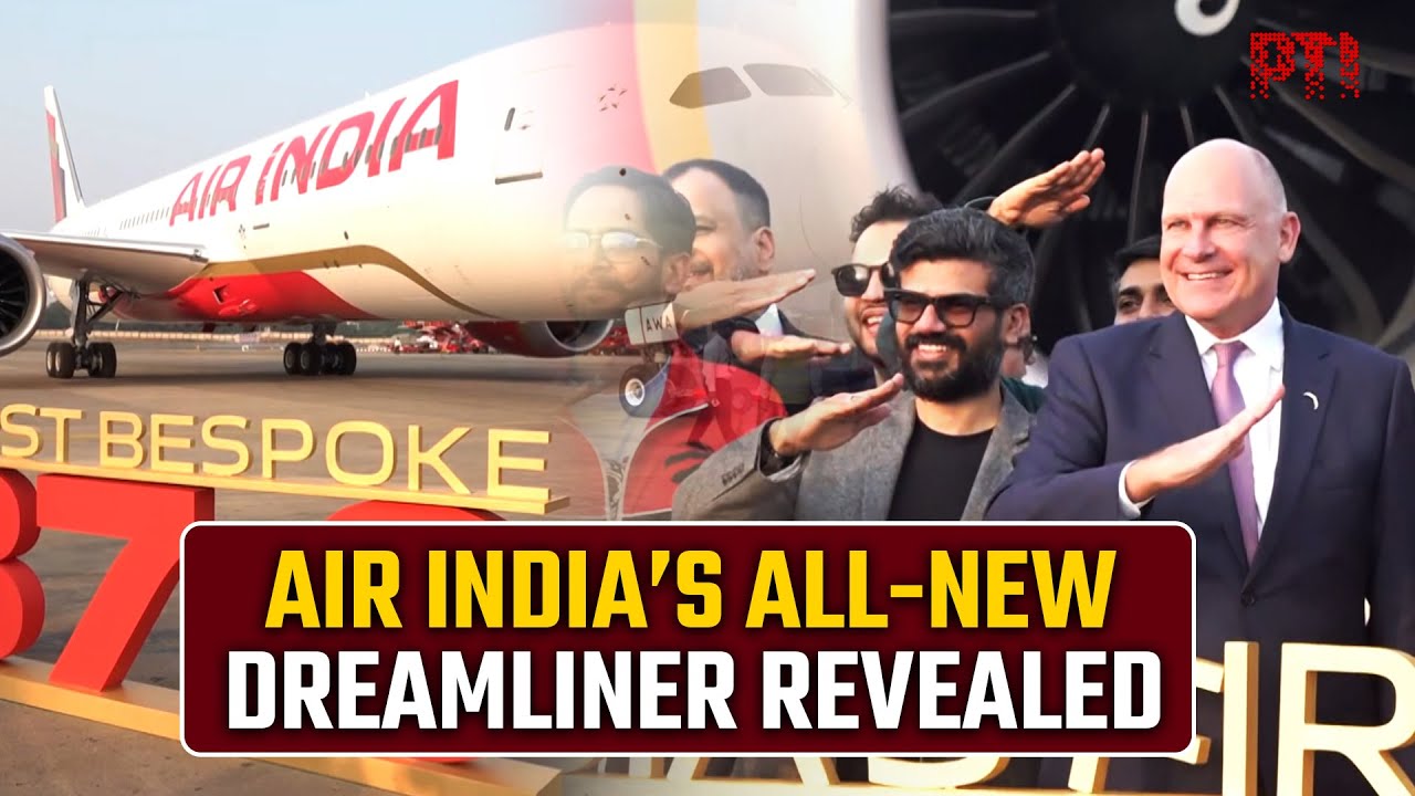 Air India unveils first Boeing 787-9 Dreamliner with new Tata-era interiors