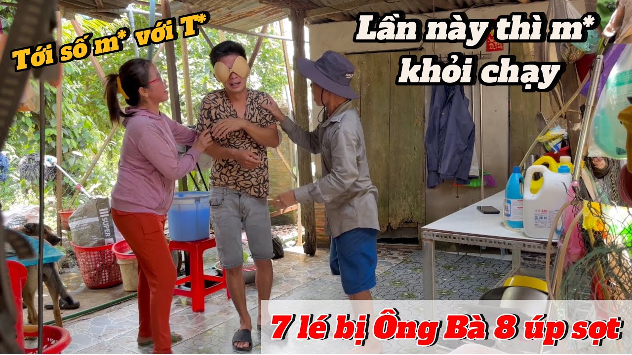 7 Lé bị Ông Bà 8 tóm khi lén lấy “ Áo Ú “ Của Bà 8