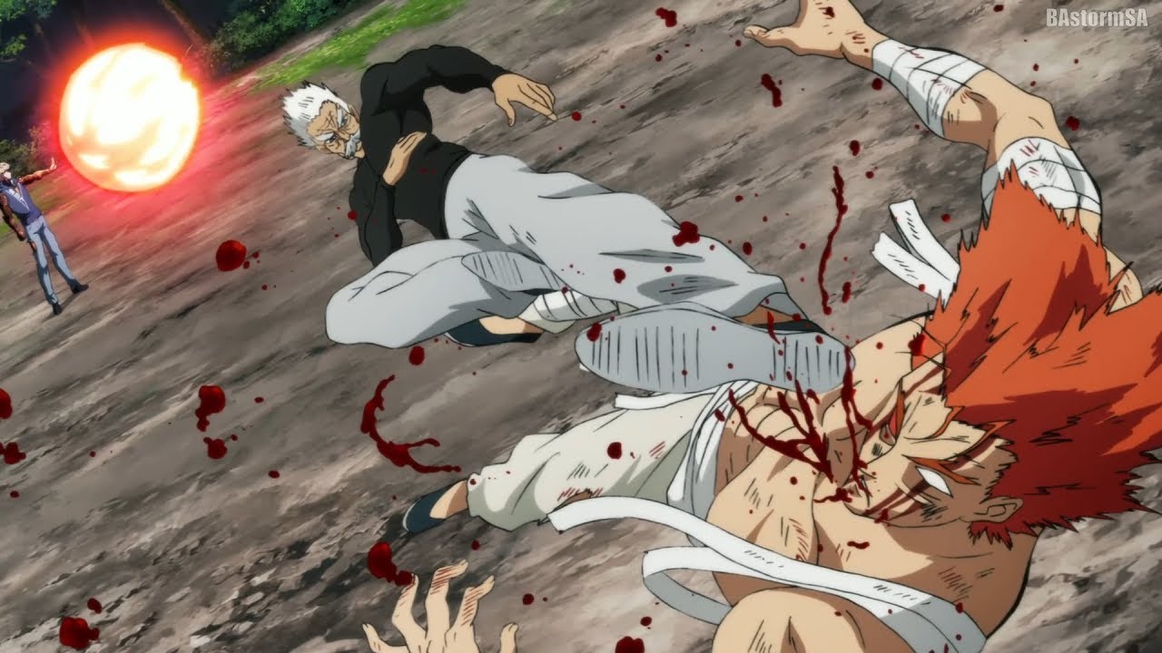 Гароу против Геноса / Garou vs Genos [One Punch Man 2]