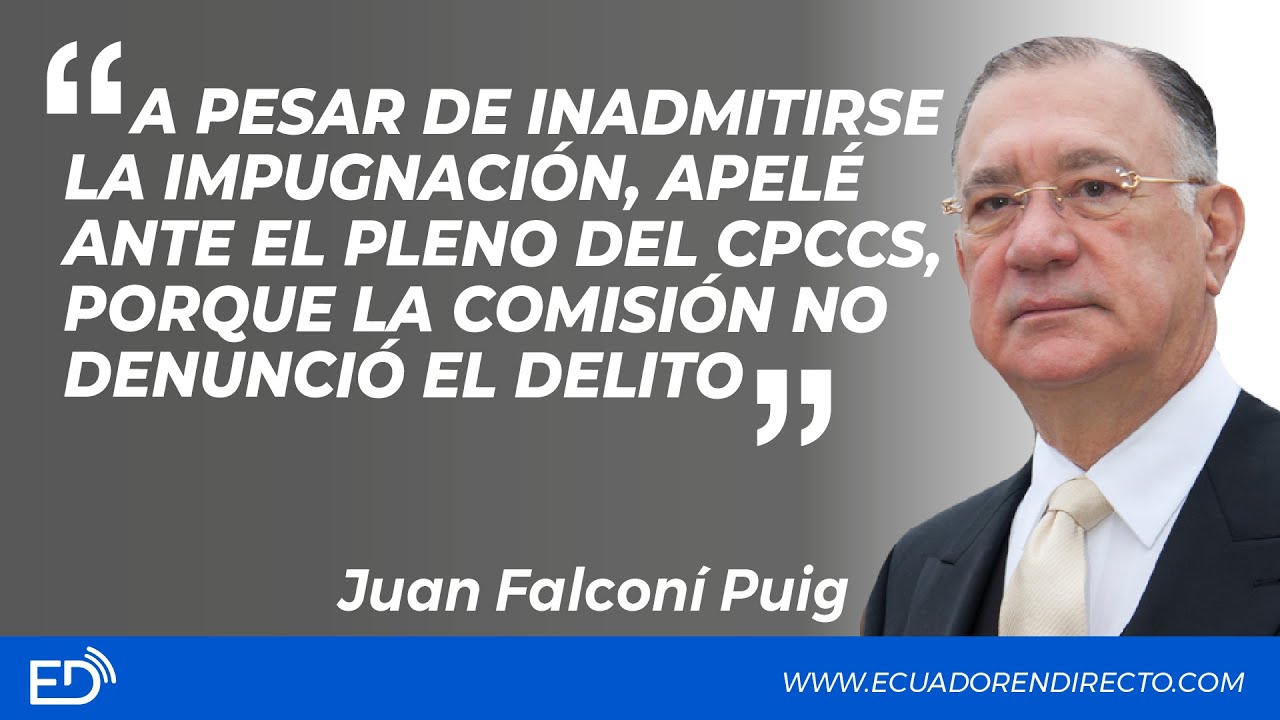 A pesar de INADMITIRSE LA IMPUGNACIÓN APELÉ ante el PLENO DEL CPCCS, porque la COMISIÓN NO DENUNCIÓ
