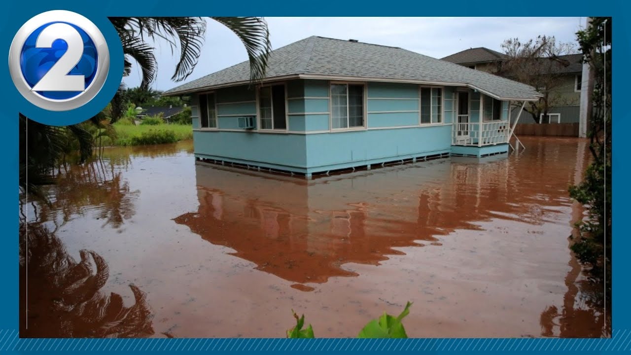 Many homes devastated in Haleiwa, Waialua flooding as community rallies to help