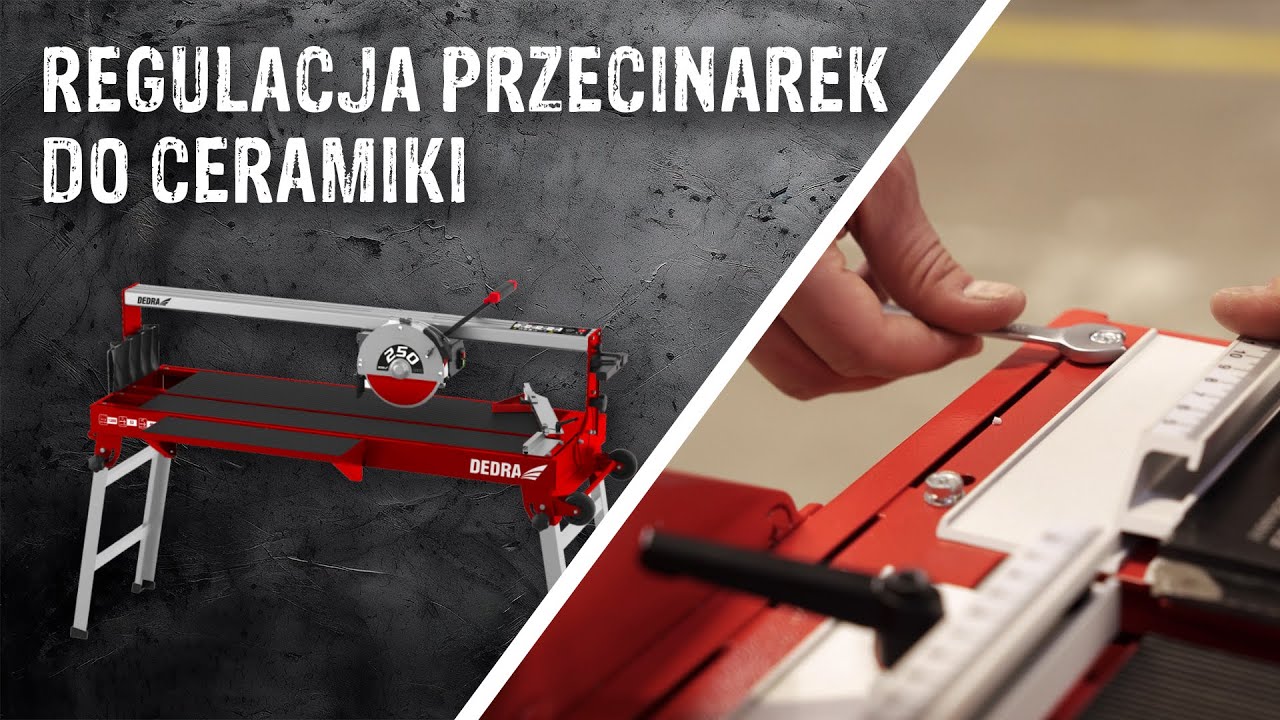 Regulacja elektrycznych przecinarek DEDRA