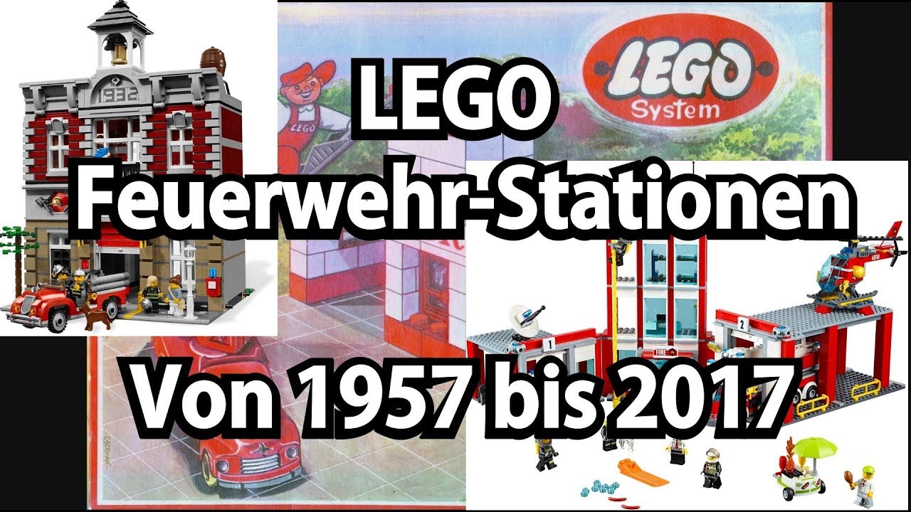 LEGO Feuerwehr-Stationen von 1957 bis heute