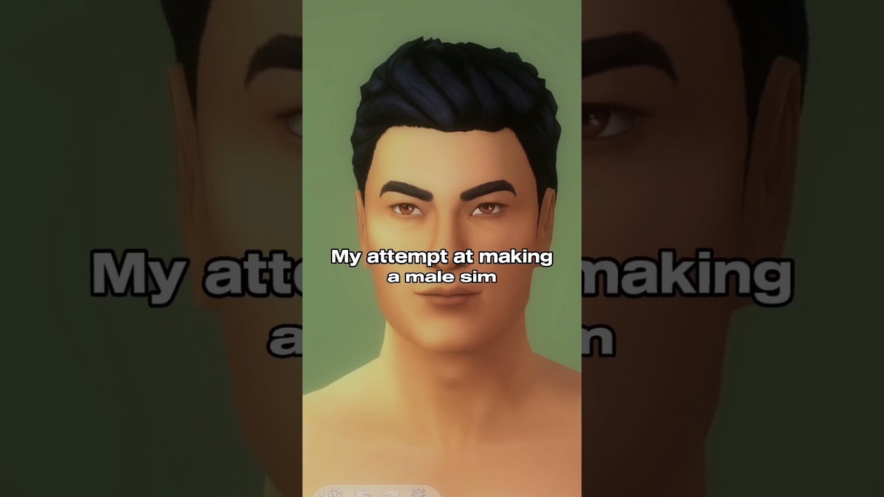 Creating a male sim 