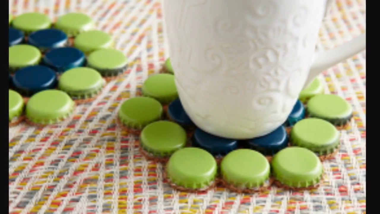 IDEAS : como reusar corcholatas 💖 how to reuse glass bottles caps