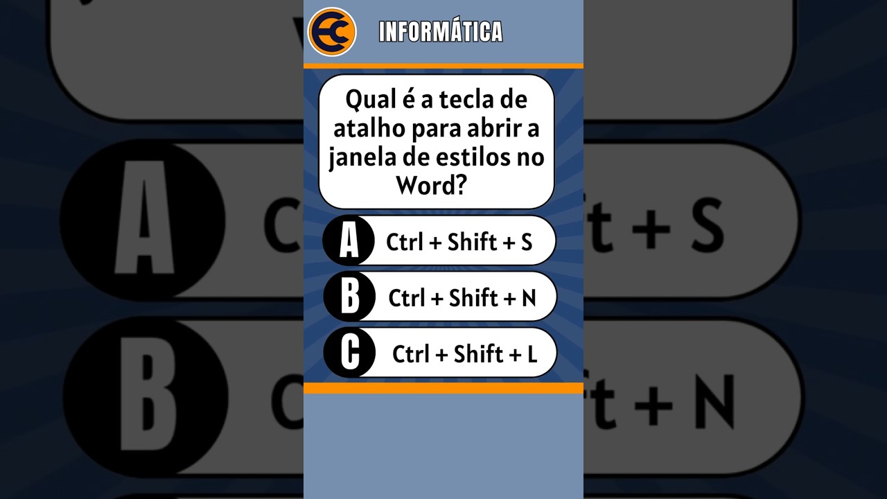 🎯 QUIZ DE INFORM&Aacute;TICA PARA CONCURSOS COM PERGUNTAS E RESPOSTAS. #quiz #quiztime #concursosp&uacute;blicos