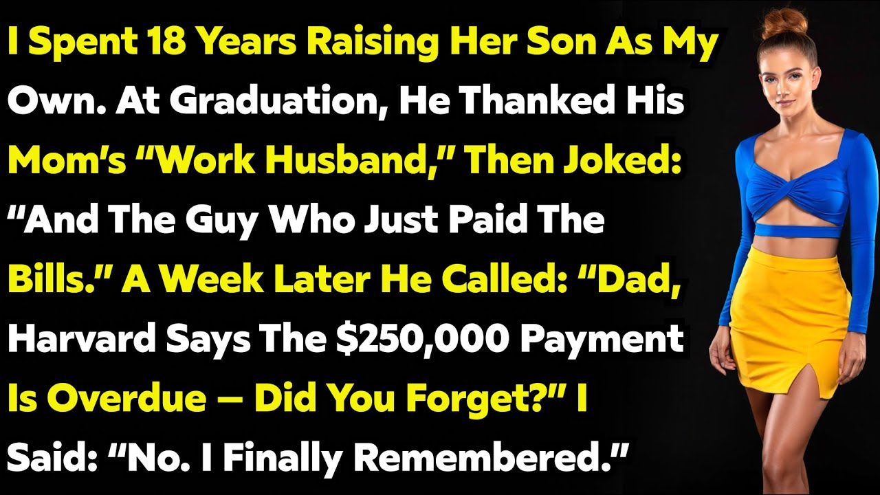 I Raised Him, Paid for Everything, and Loved Him — Then Graduation Day Changed It All...
