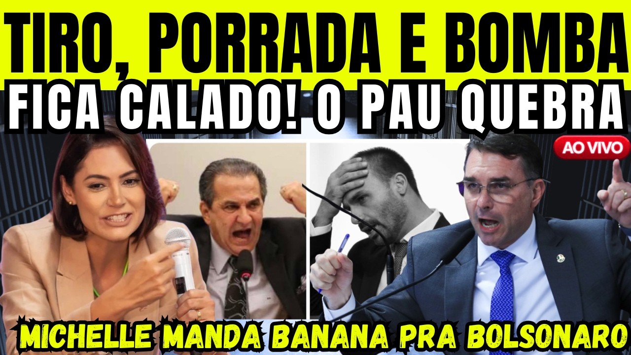 [AO VIVO] O CABARÉ PEGA FOGO! MICHELLE MANDA BANANINHA PRA BOLSONARO E SILAS SURTA: FICA CALADO DUDU
