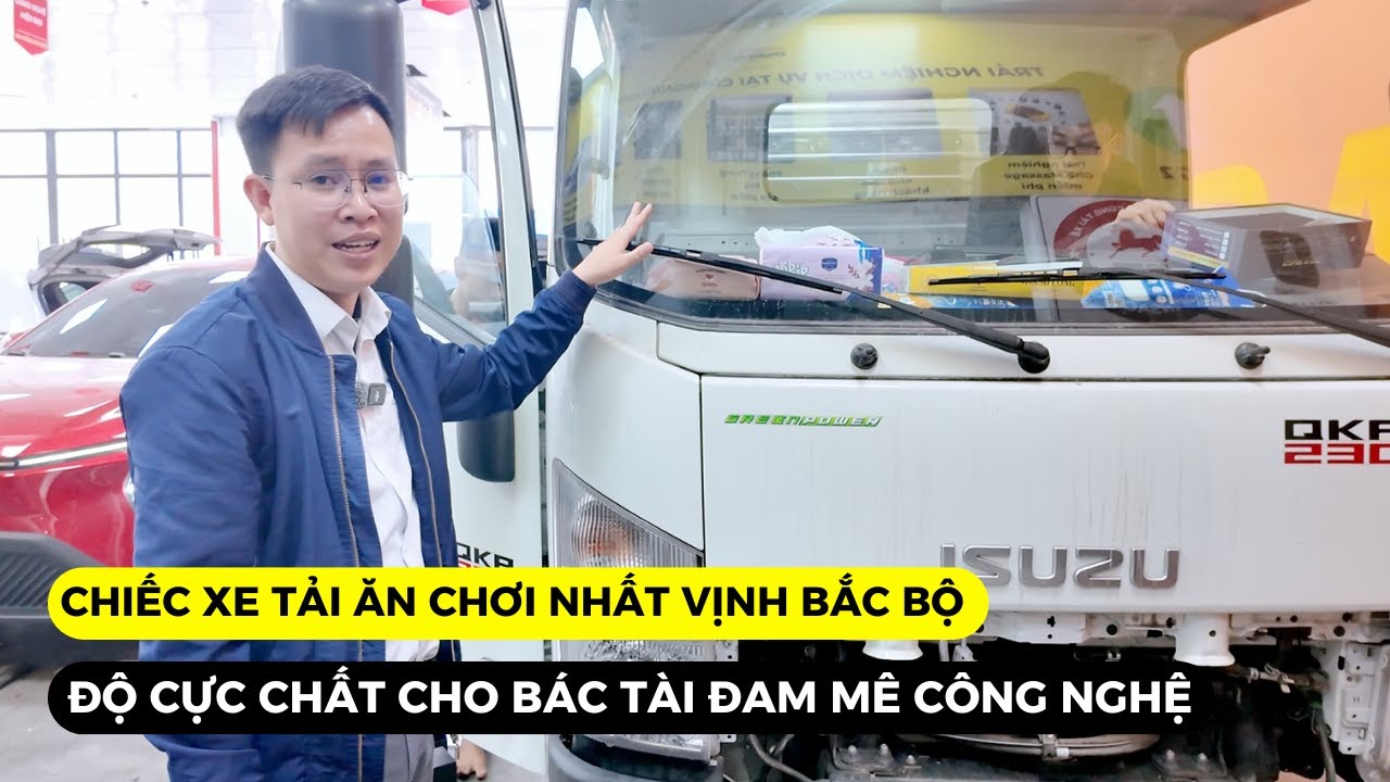 Chiếc xe tải ăn chơi nhất Vịnh Bắc Bộ: độ trọn gói cực chất! #chungautolongbien