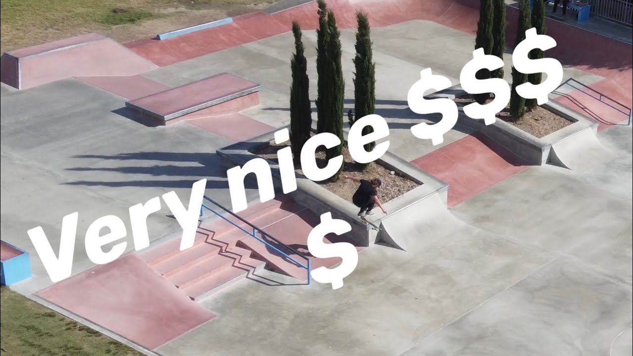 AP skates crowded Tustin skatepark