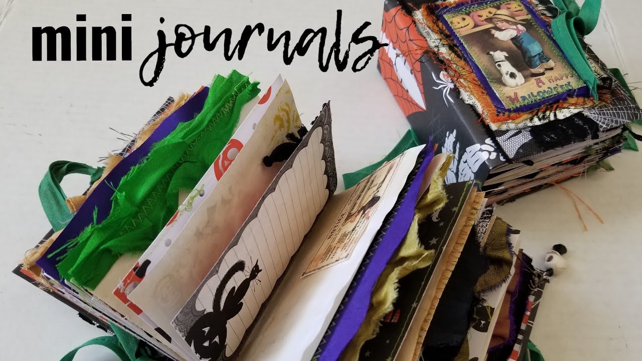Halloween Junk Journals - Mini Journals