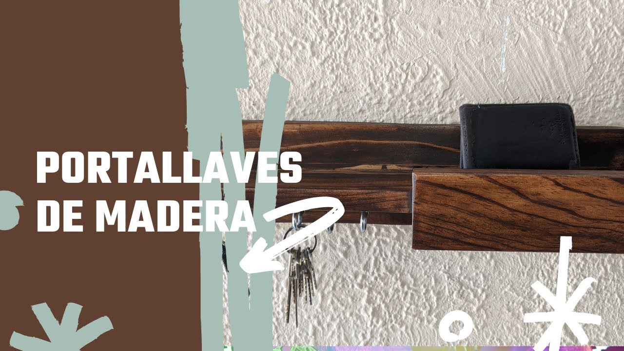 Portallaves de madera🔨🪵🪵🔨🪚
