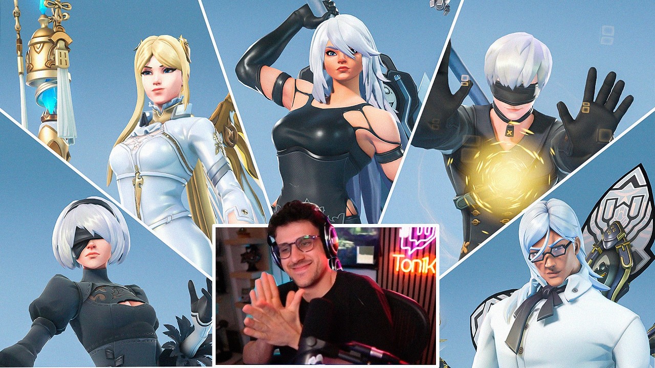 Juego todas las skins de Overwatch x NieR y les pongo nota
