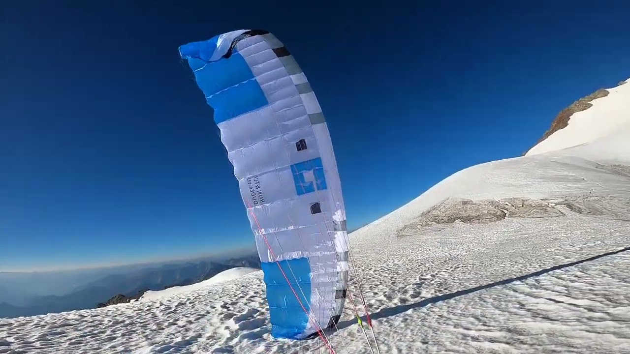 Pelvoux : couloir Coolidge & parapente
