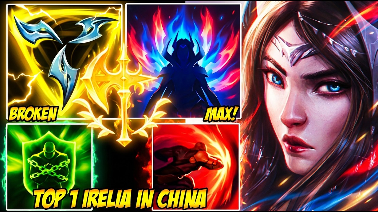 WILD RIFT CHINA TOP 1 IRELIA - TRINITY FORCE MAKES HER TOO STRONG