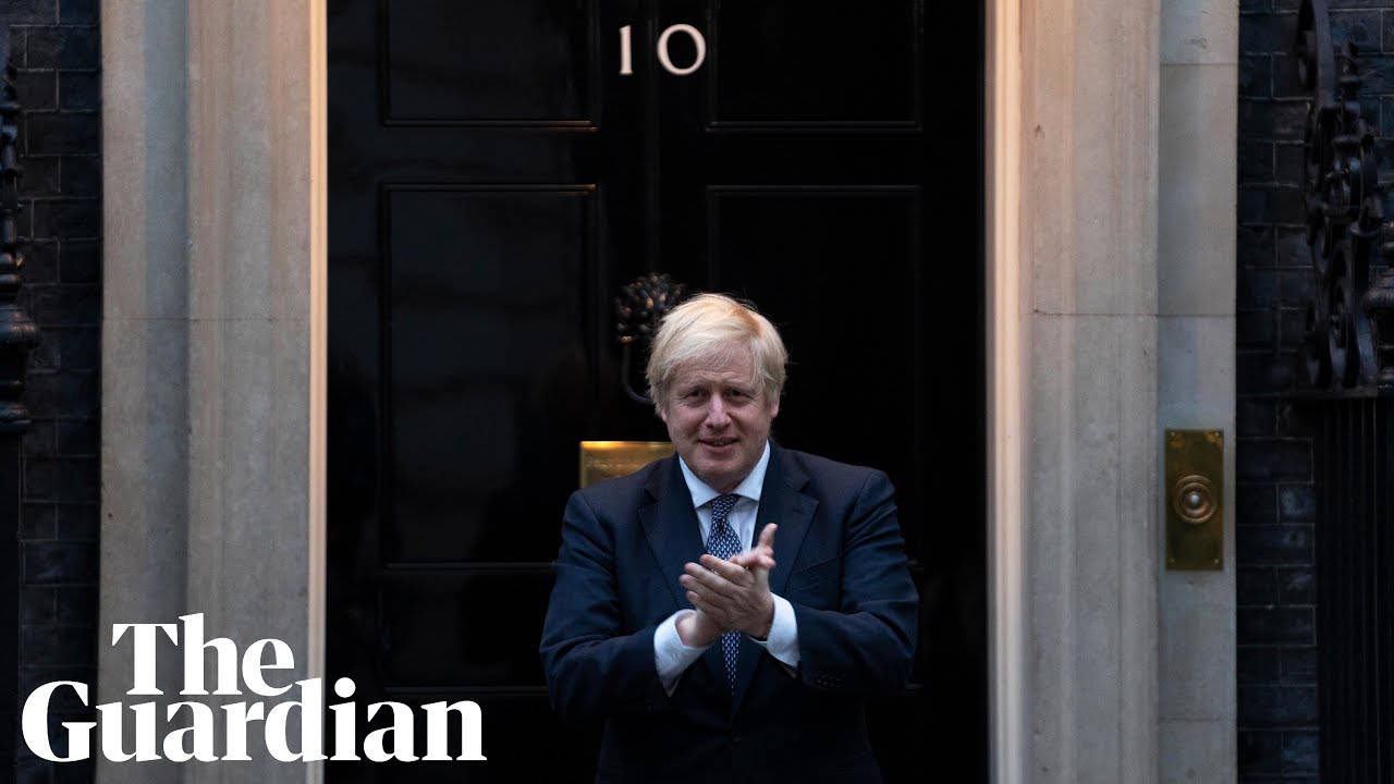 Boris Johnson joins UK clap for NHS, key workers and Capt Tom Moore