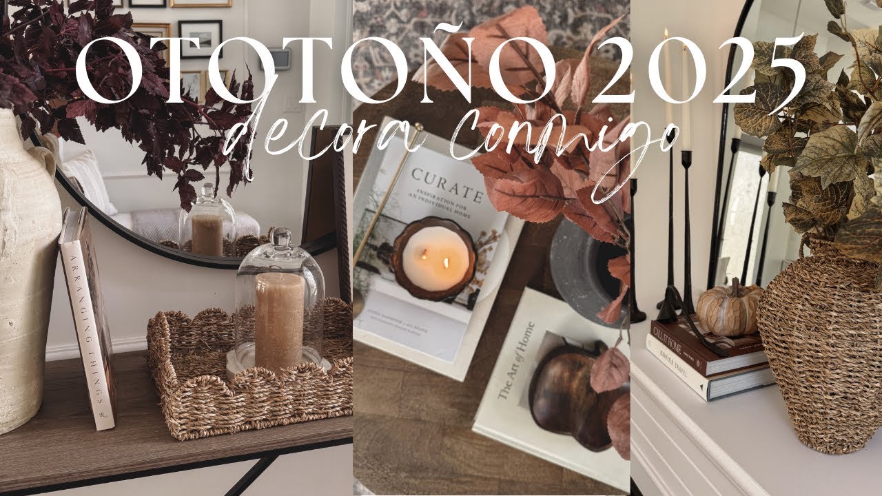 DECORA CONMIGO OTOÑO 2025 | IDEAS DE DECORACIÓN OTOÑO 2025 | PRINCIPIOS DE OTOÑO 2025 DECORA CONMIGO