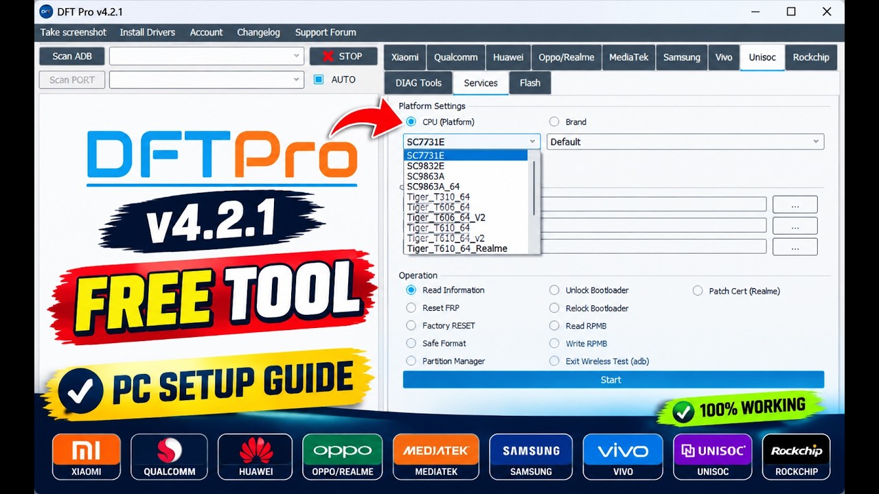 DFT Pro v4.2.1 Free Download & Setup | DFT Pro Flash Tool Install Tutorial 2026