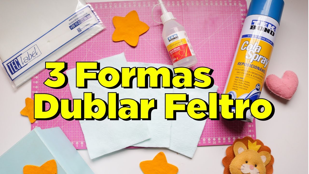 3 Formas de Como Dublar Feltro