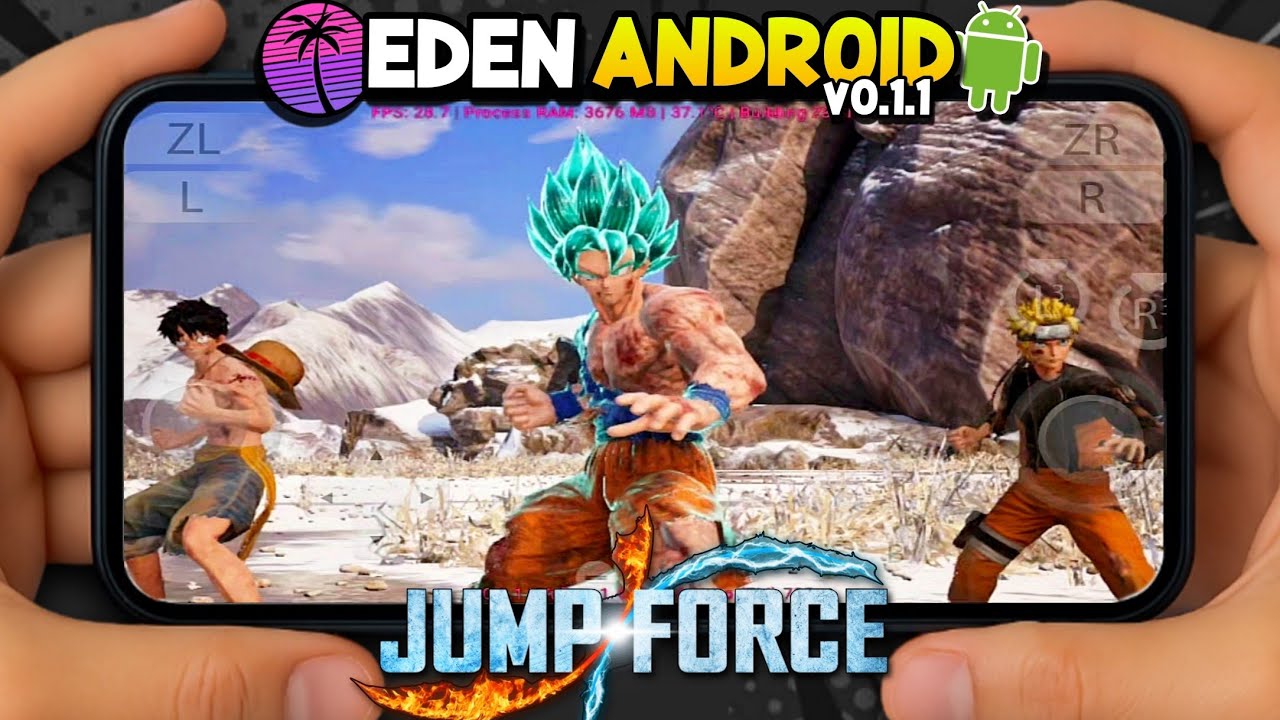 JUMP FORCE on Android EDEN v0.1.1 Gameplay Test | Snapdragon 8s Gen 3 POCO F6 Settings