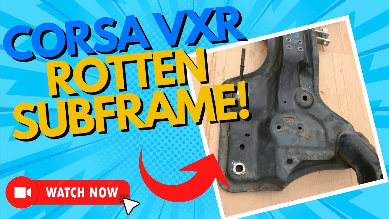 VAUXHALL CORSA VXR — замена гнилого подрамника!