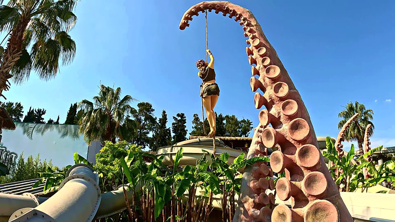 Tortuga Pirate Island Water Park in Atlantique Hotel, Kusadasi, Turkey