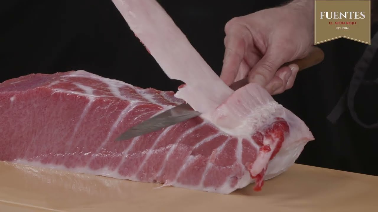 Ventresca de at&uacute;n rojo. Corte y aprovechamiento.