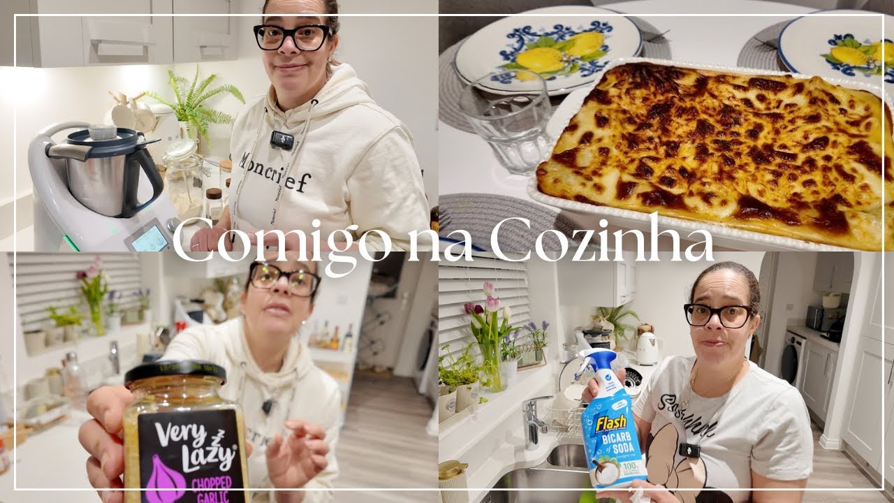 Comigo Na cozinha | Lasanha à Bolonhesa | Produtos de Limpeza 