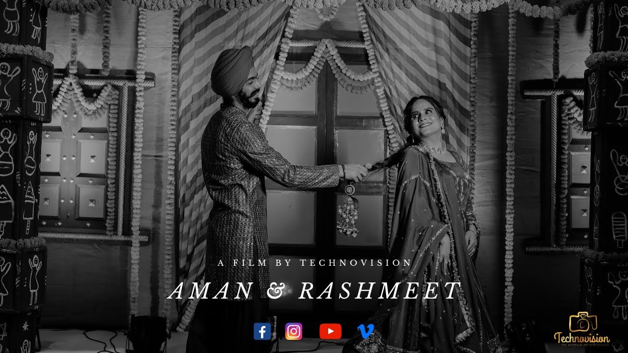 Aman & Rashmeet | Super Fun Punjabi Wedding Trailer | Technovision Mumbai, India
