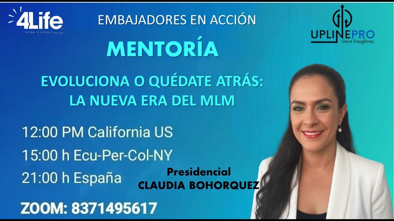 MENTORÍA - CLAUDIA BOHORQUEZ - Evoluciona o Quédate Atrás: La Nueva Era del MLM Impulsada por la IA