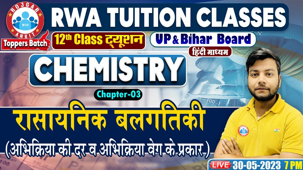 रासायनिक बलगतिकी, अभिक्रिया की दर व अभिक्रिया वेग के प्रकार, UP Board 12th Chemistry Class