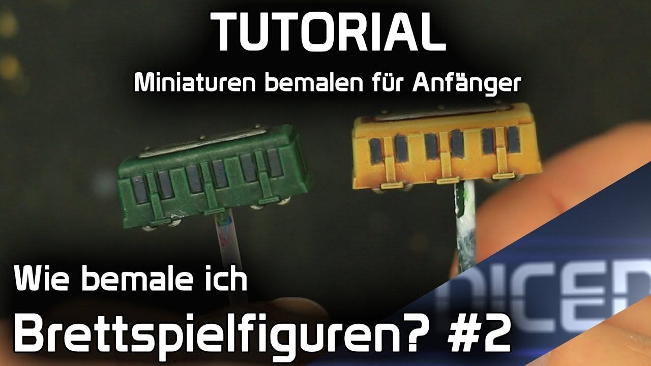 Tutorial: Wie bemale ich Figuren für Brettspiele #2 | Zug um Zug bemalen | DICED