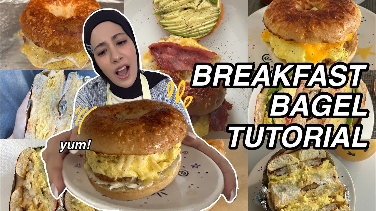 the BEST BREAKFAST BAGEL RECIPE (yumyum in my tumtum)