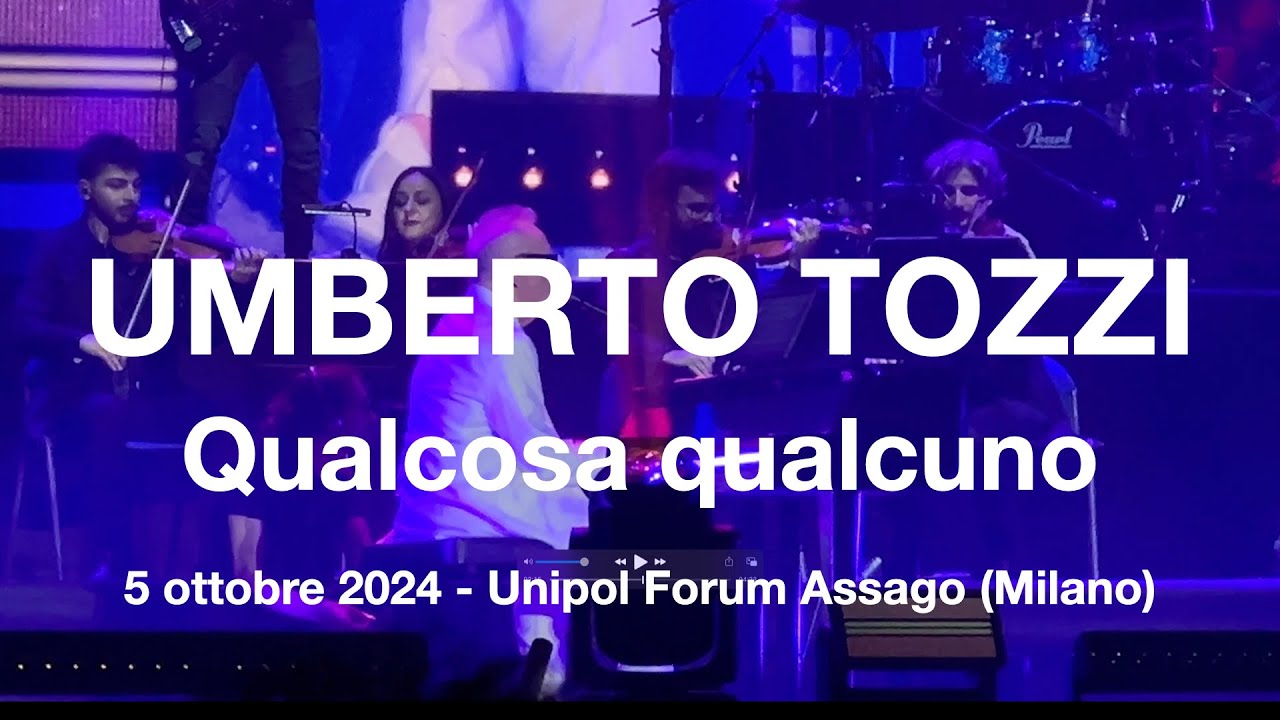 2024-10-05 Umberto Tozzi - Qualcosa qualcuno - Unipol Forum Assago (Milano)