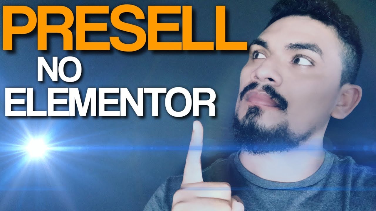 COMO FAZER UMA PRESELL NO ELEMENTOR - PARA O FACE ADS E GOOGLE ADS - MONETIZZE