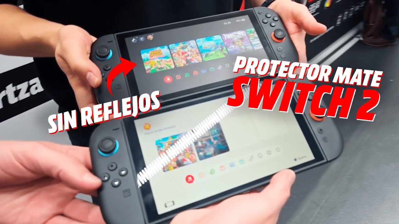 ¡NUEVO! Protector de pantalla MATE para Switch 2